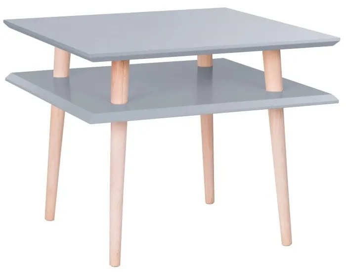 Тъмно сива масичка за кафе Квадрат, 55 x 55 cm - Ragaba