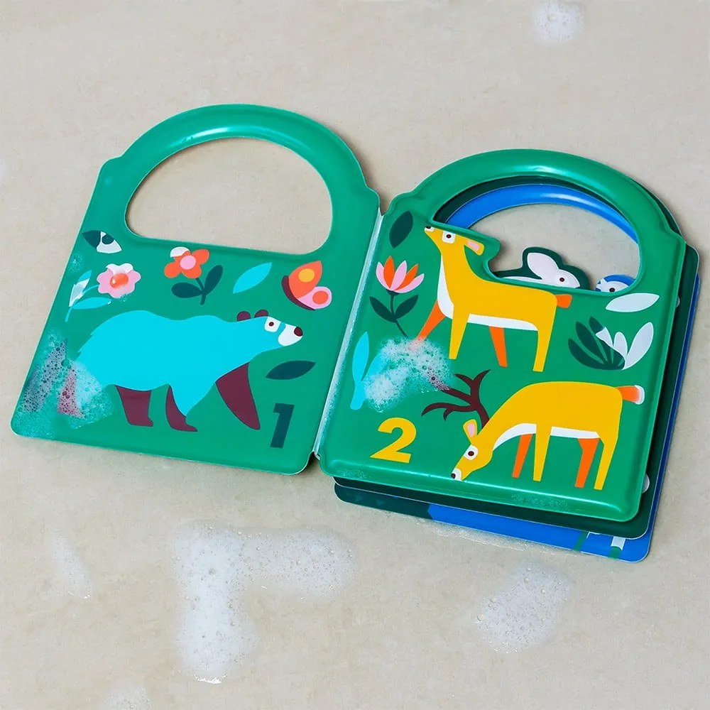Интерактивна играчка Colour changing bath book Woodland – Rex London