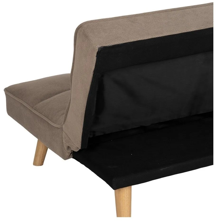 Бежов шенилов разтегателен диван 175 cm – Ixia