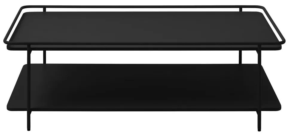 Черна метална масичка за кафе 55x110 cm Yuba – Unique Furniture
