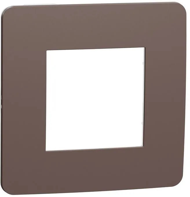 SE Лицева рамка 1х цвят Шоколад / Антрацит Unica Studio Color /до изчерпване/ - NU280217
