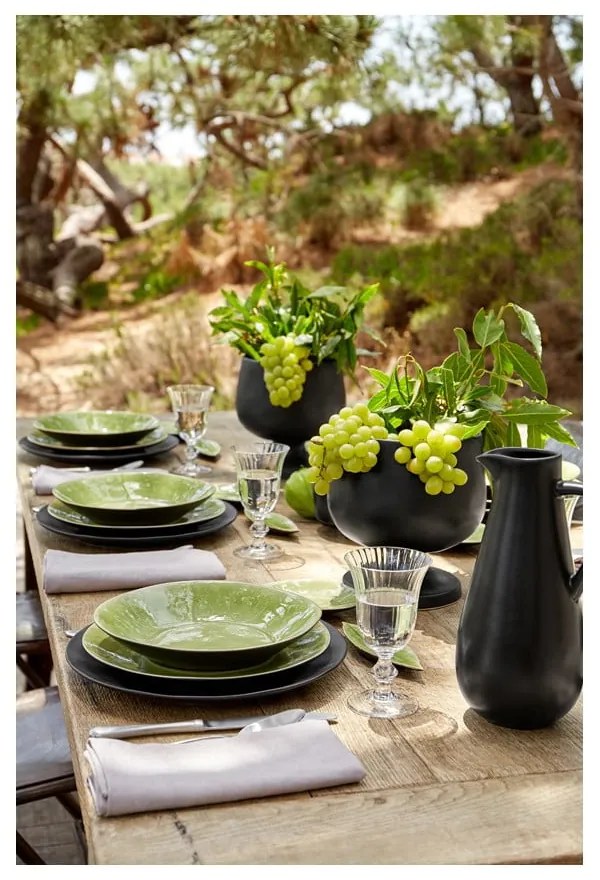 Светлозелена керамична чиния , ⌀ 27 cm Riviera - Costa Nova