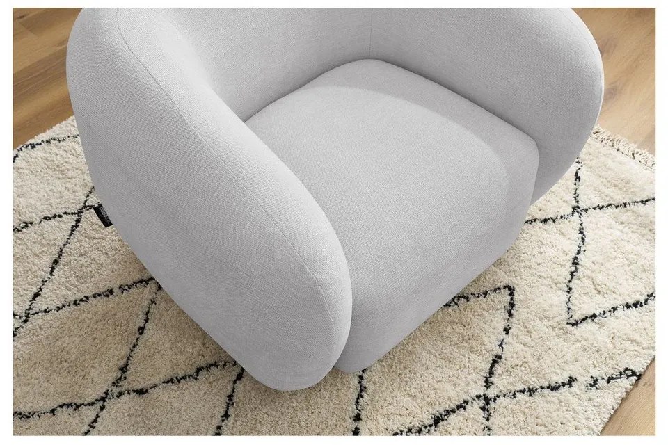 Сиво кресло Celine – Bobochic Paris