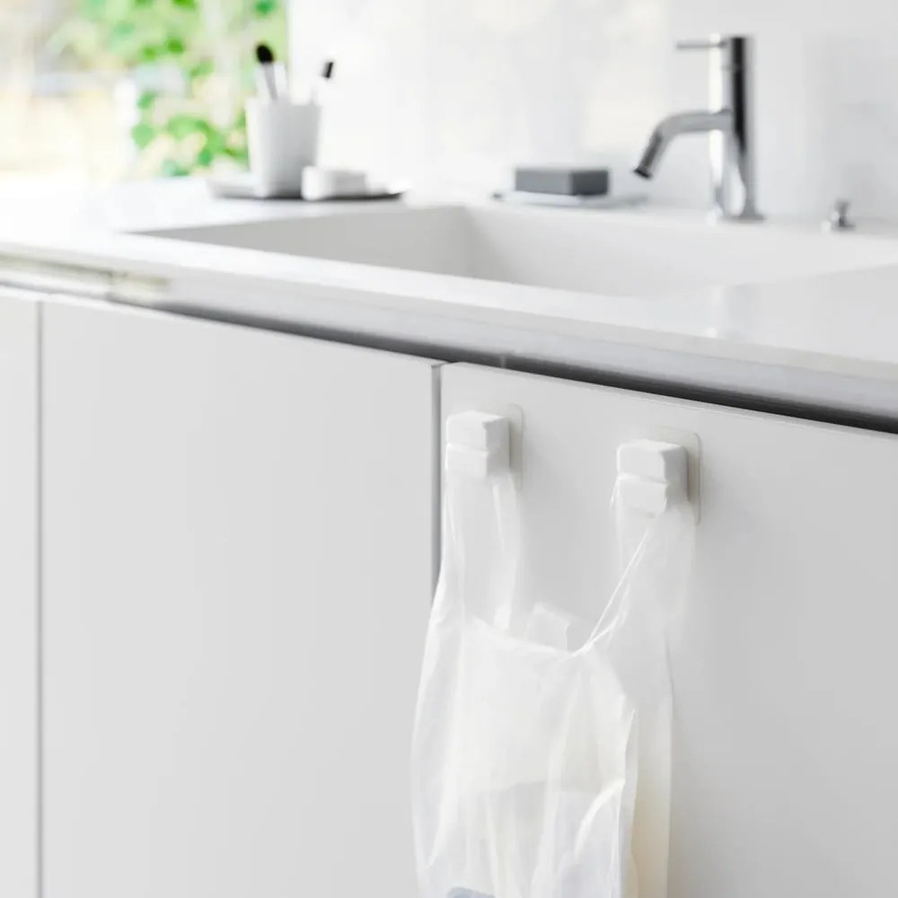 Бели силиконови мултифункционални държачи в комплект от 2 бр. Film Hook – YAMAZAKI