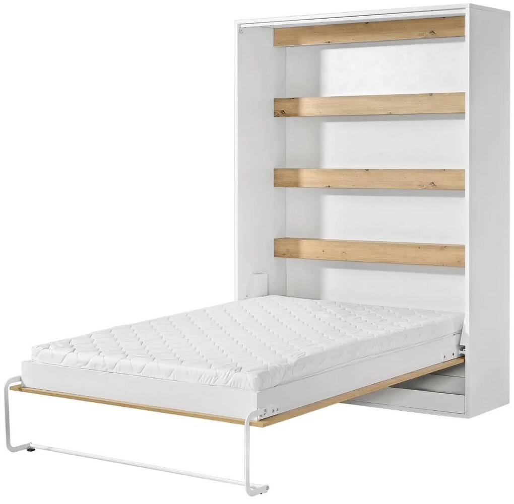 Стенно Легло Етер II-Натурален-Черен-120 х 200