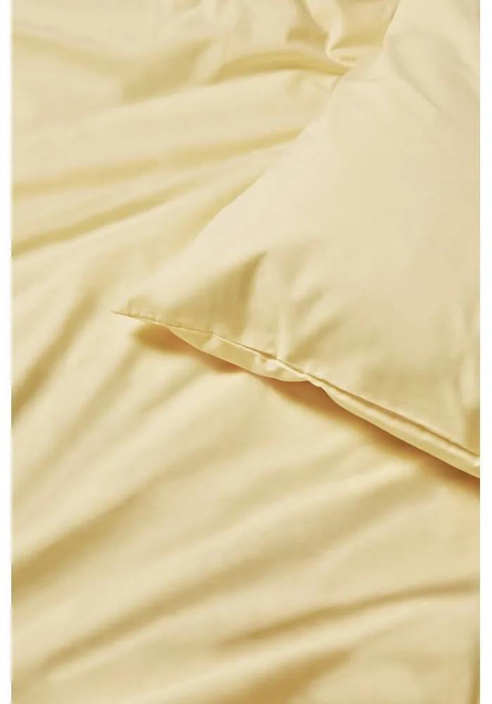 Ванилово жълто памучно спално бельо за двойно легло , 200 x 200 cm - Bonami Selection
