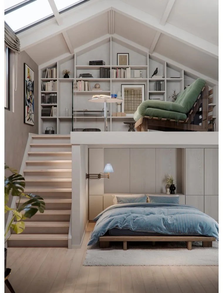 Светлокафяв разтегателен диван 160 cm Roots - Karup Design