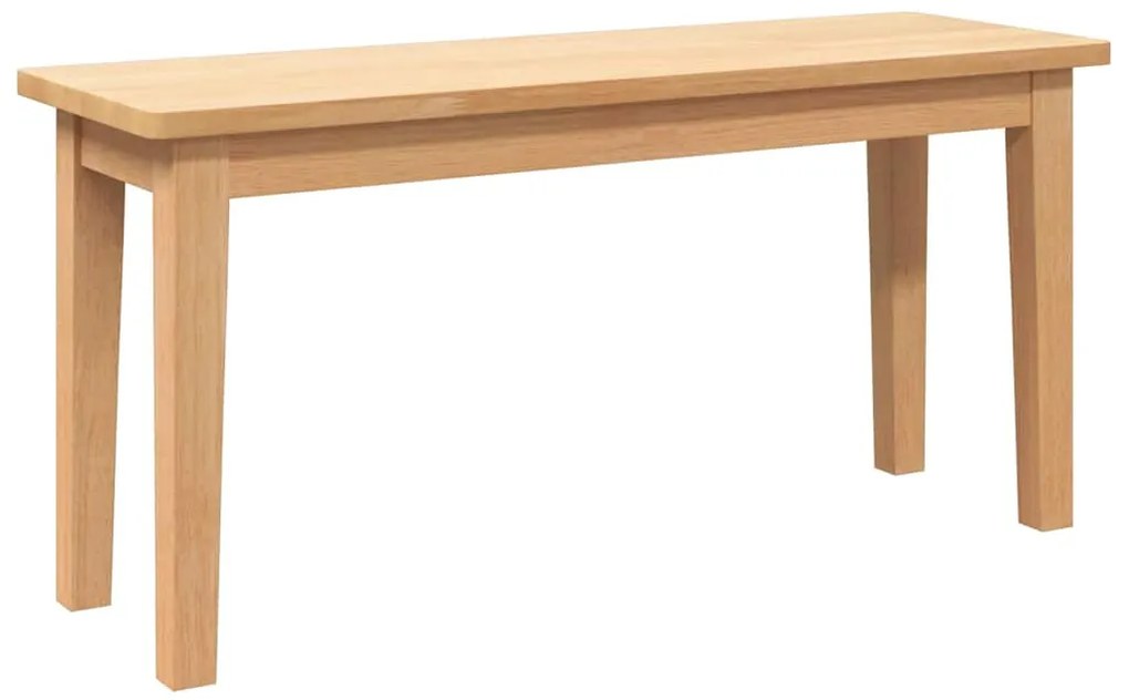 4102595 vidaXL Пейка 90 cm Масивна дървесина Гума