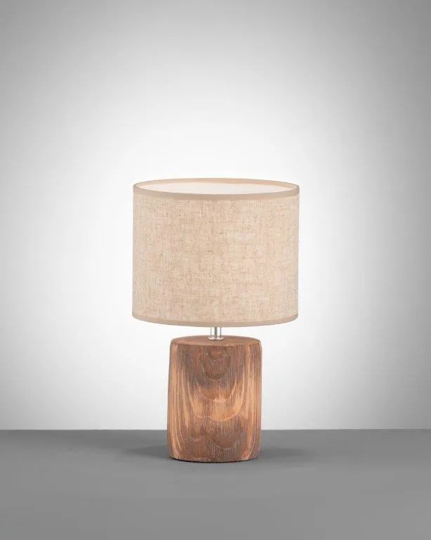 Настолна лампа F&H Malik-Diameter: 20 cm-Beige