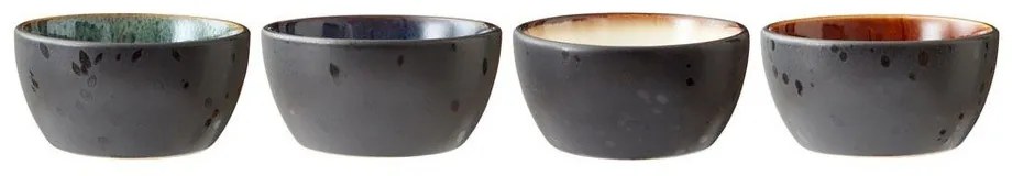 Черни керамични купички за сервиране в комплект от 4 бр. 200 ml Gastro Black/Mix – Bitz