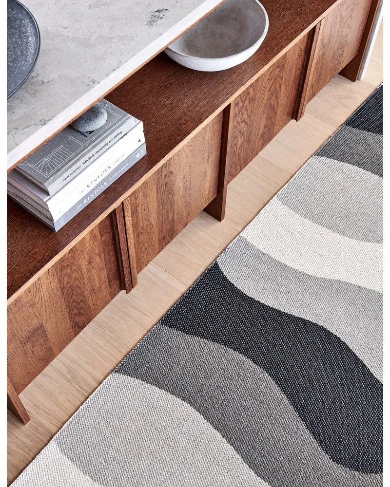 Сив килим за открито и закрито 70x100 cm Urvi Metal – Pappelina