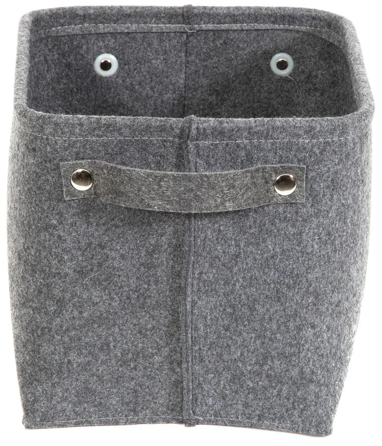 Кошница от филц, сива, 29 x 24 cm - Compactor