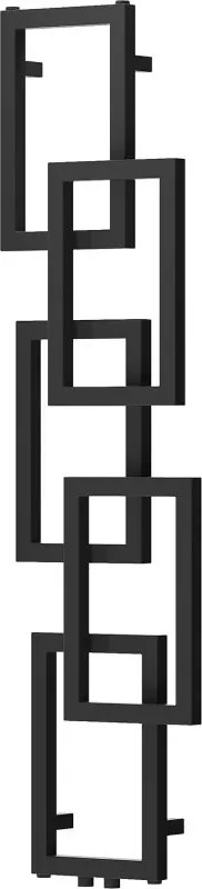 Mexen Grid декоративен отоплителен радиатор за баня 1360 x 390 мм, 349 W, черен - W215-1360-390-00-70