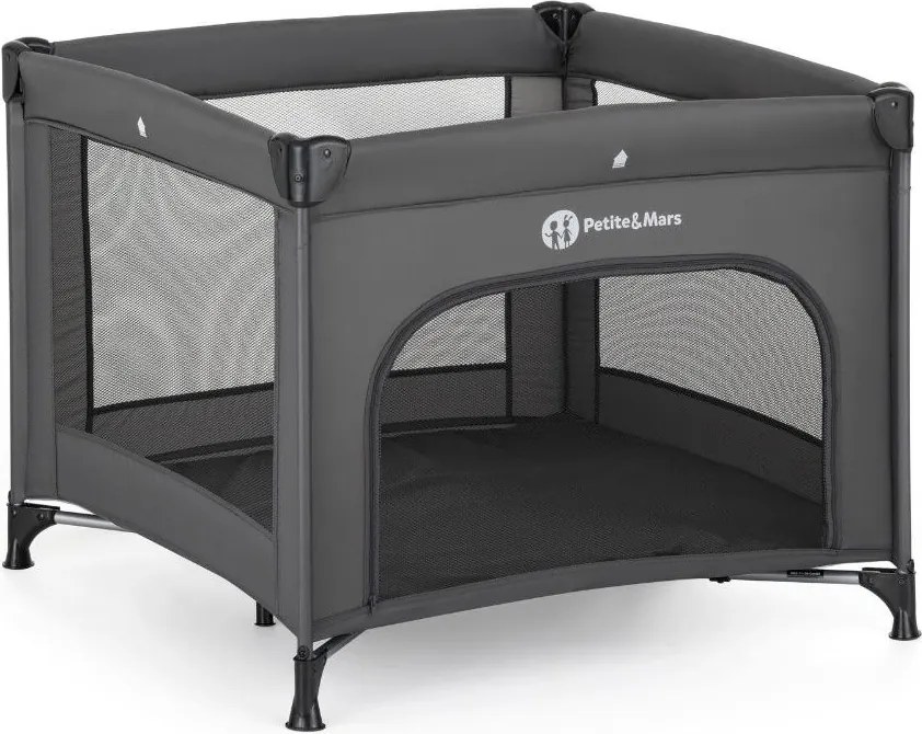 PETITE&MARS - Преносим детски манеж NOOK Urban Антрацит