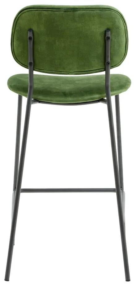 Бар стол от зелено кадифе 92 cm Emma - Light &amp; Living