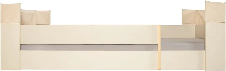 Бежово детско легло 90x200 cm без ламелно дъно Toddler – Roba
