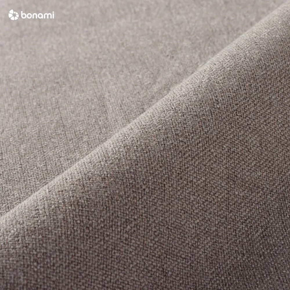 Кафяво-сиво двойно легло 180x200 cm тапицирано без ламелно дъно Mattis – Meise Möbel