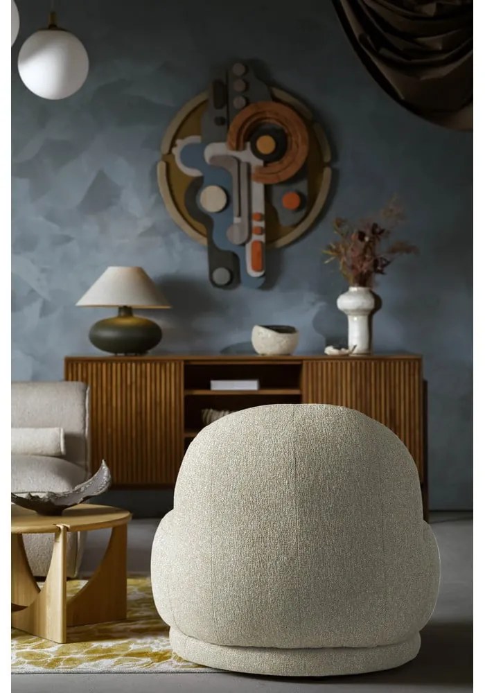 Бежово кресло Ovo – Miuform