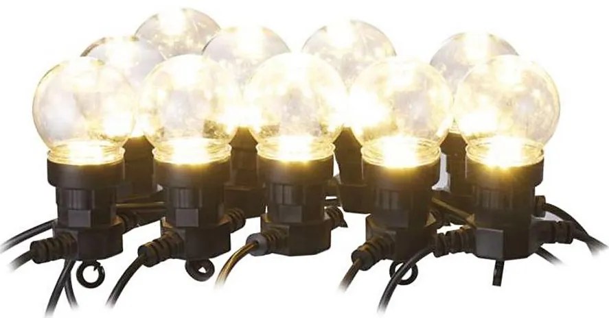 LED Екстериорни декоративни лампички 10xLED/10м IP44 прозрачни