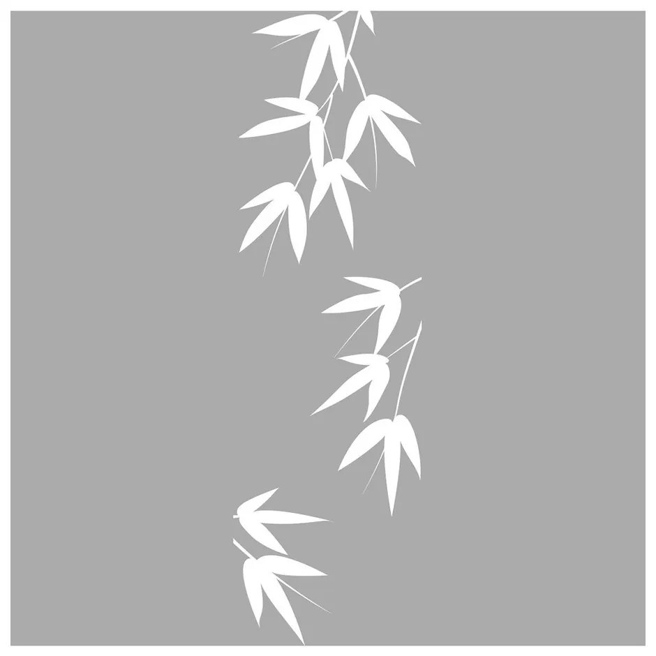 Стикер за душ врата Бамбукови листа - Ambiance