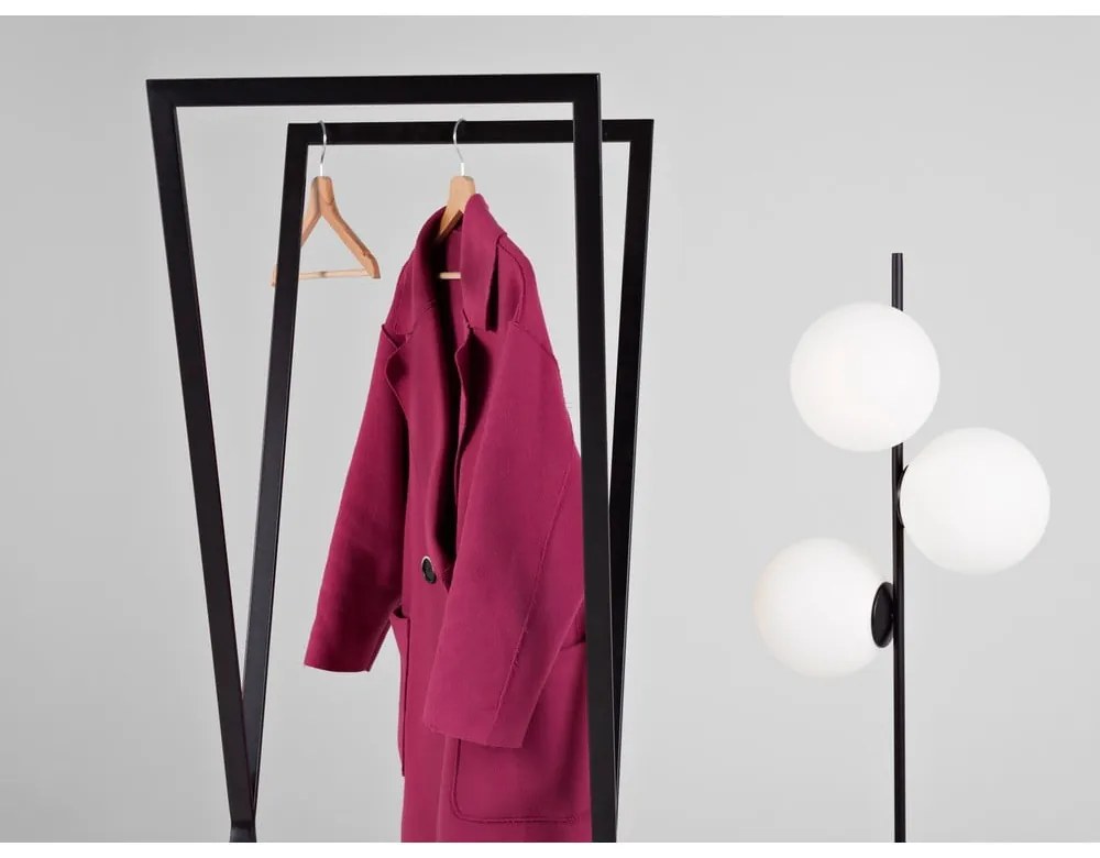 Черна метална закачалка Rosett - CustomForm