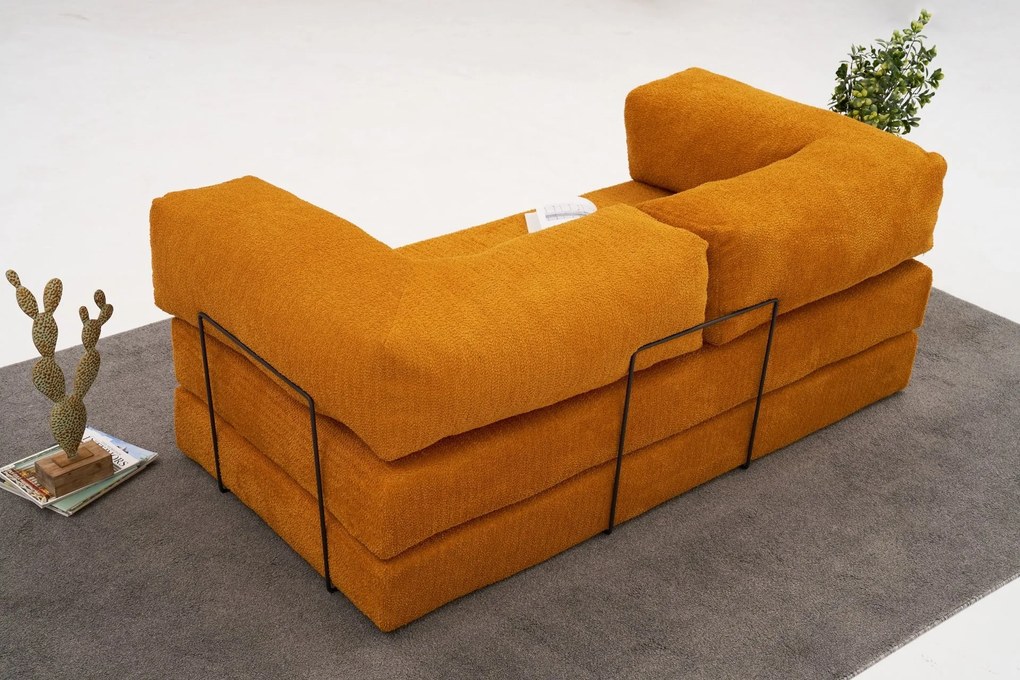 Троен диван Comfort, цвят Оранжев