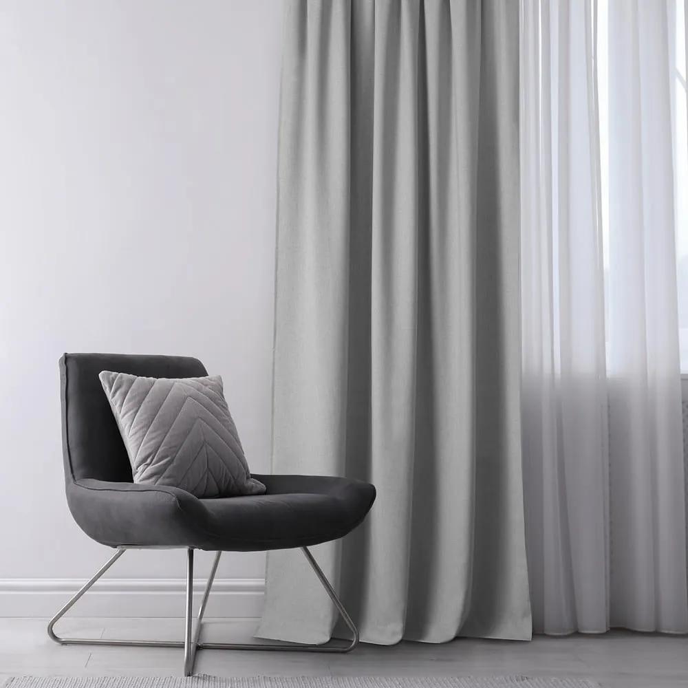 Завеса в сив цвят 220x245 cm Carmena - Homede