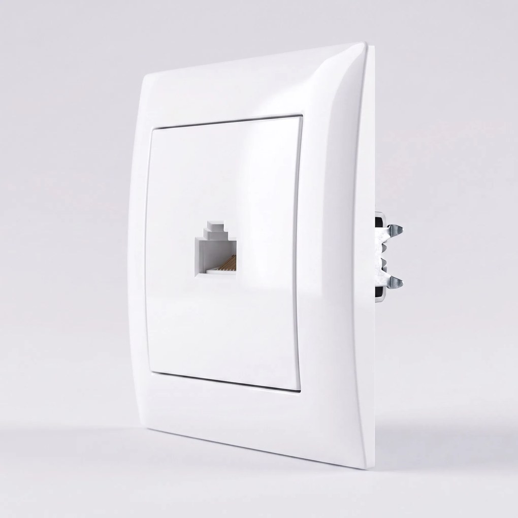 Розетка RJ45 с Рамка OSTE JNH010-S WHITE