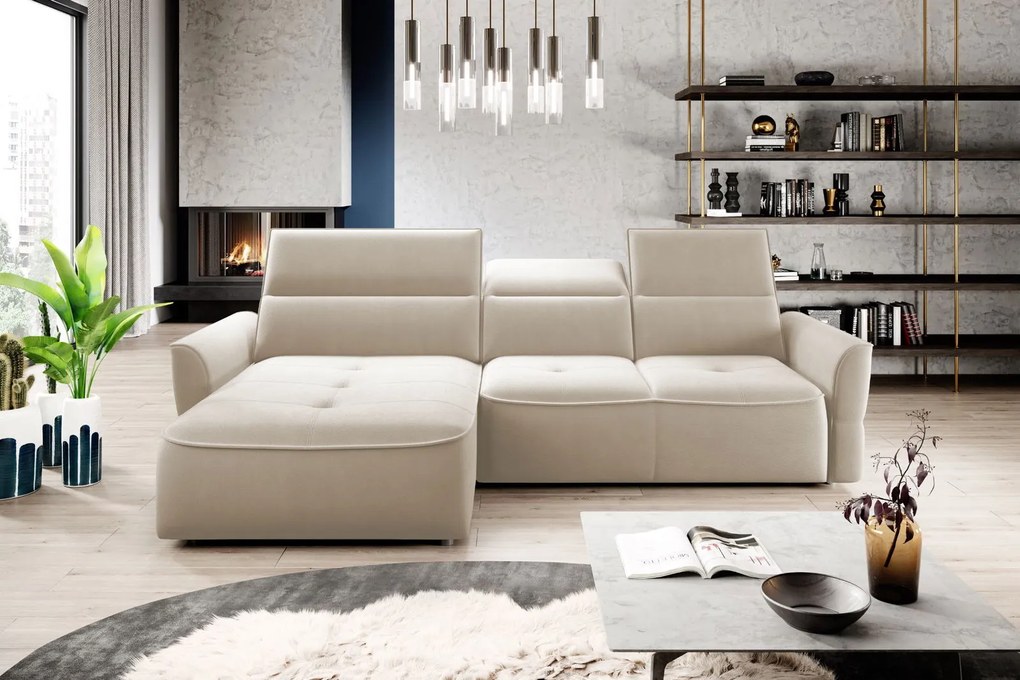 Ъглов диван Morello Mini-Ekrou-Left