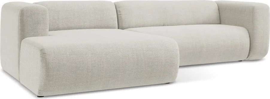 Бежов ъглов диван (ляв ъгъл) Ekahi – Makamii