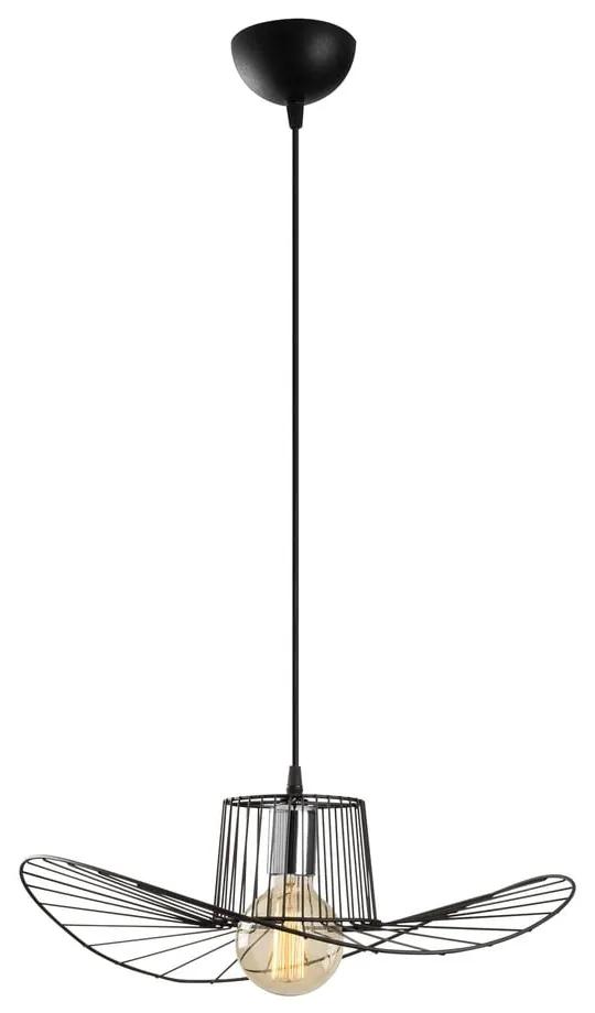 Черна висяща лампа Tel Hat, ø 50 cm - Opviq lights