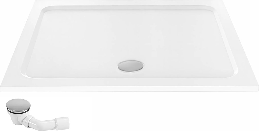 Корито за душ кабина-акрилно Rea Belmond White 90x90