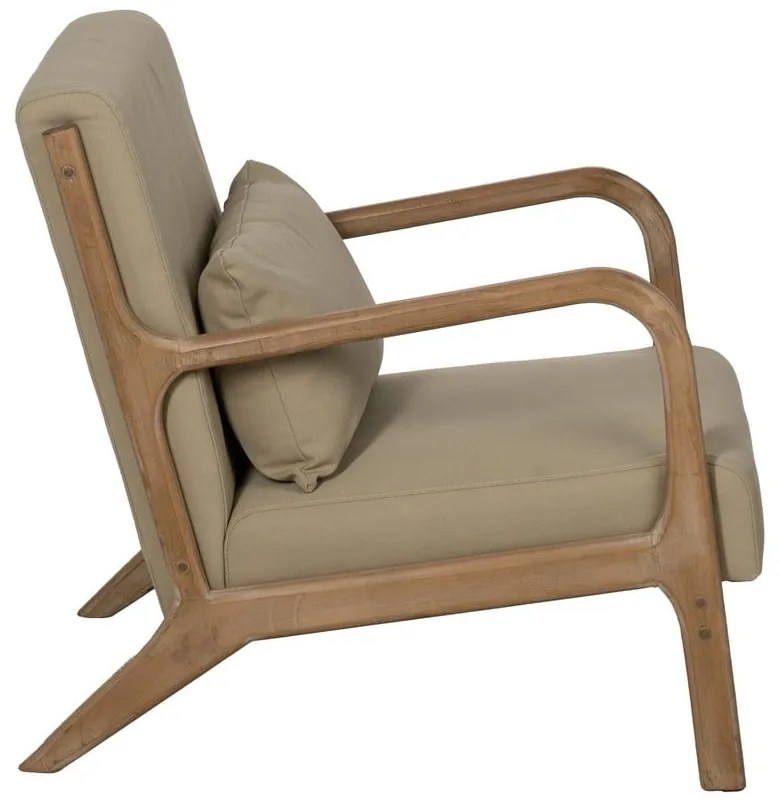 Бежово кресло Weave – Ixia