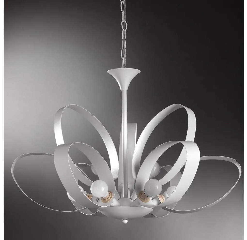 ONLI - Пендел SERENA 9xE14/6W/230V бял