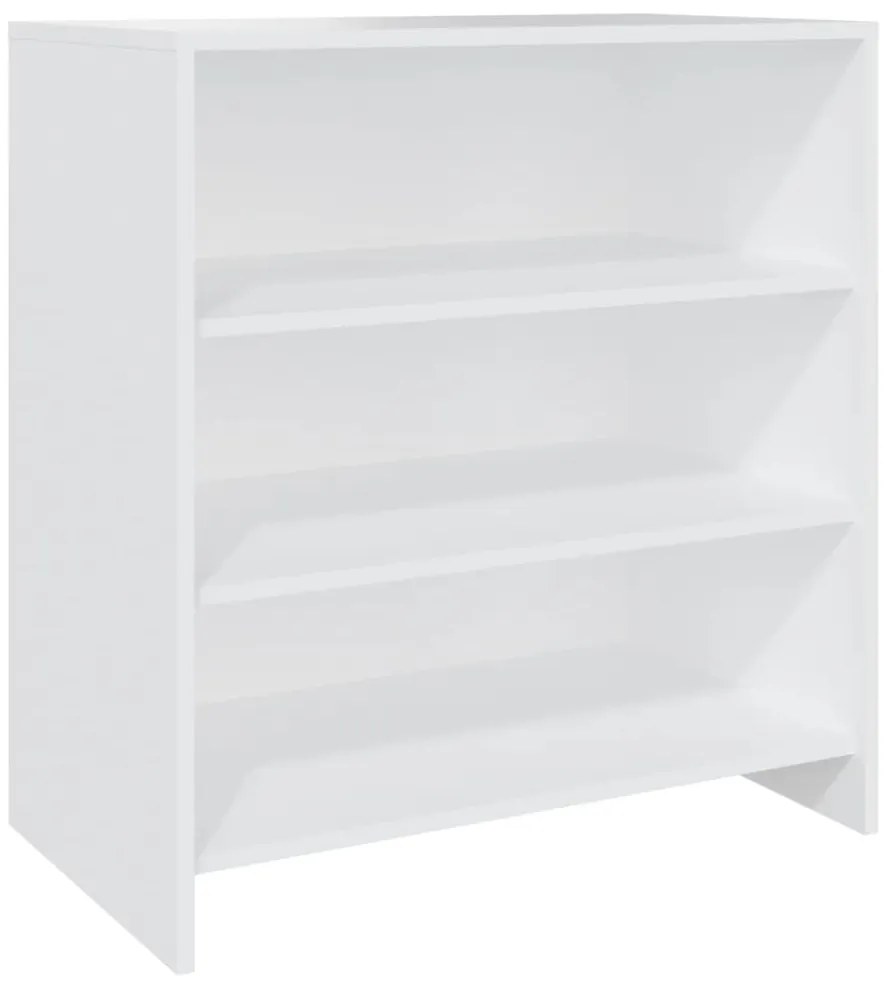 809755 vidaXL Бюфет, бял, 70x40,5x75 см, инженерно дърво