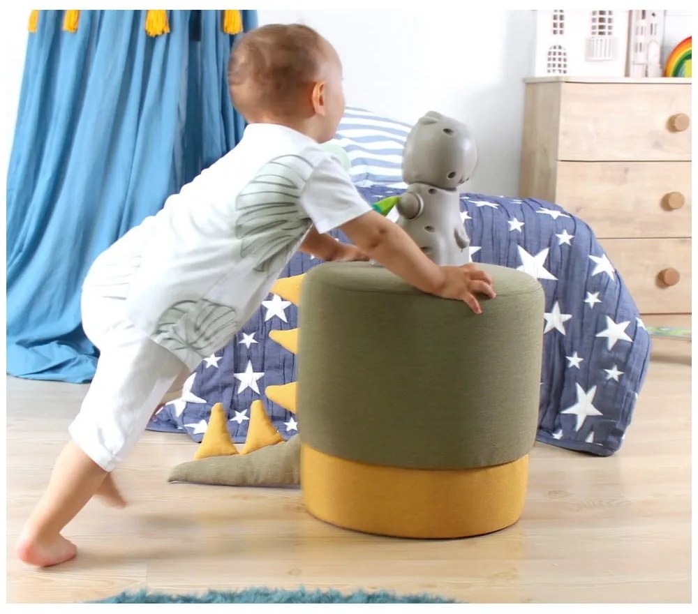 Зелен бебешки пуф Moouv – Artie