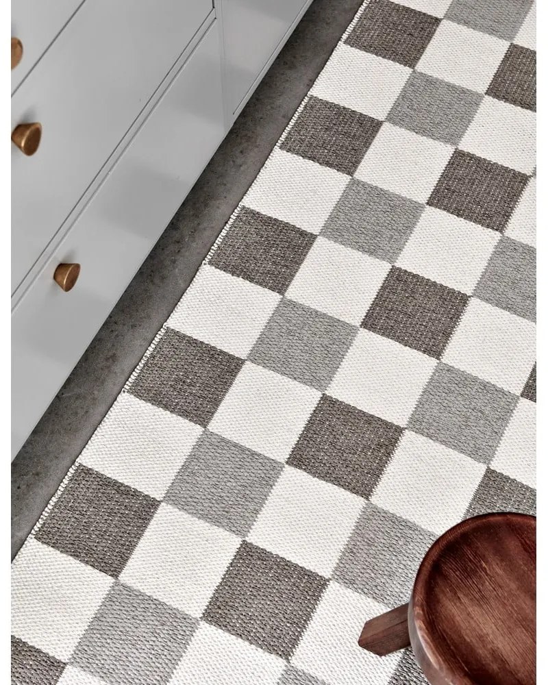 Бежова и кремава пътека за открито и закрито 70x160 cm Pix Dark Linen – Pappelina