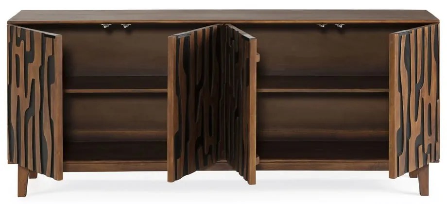 Кафяв скрин от масивно манго 190x80x40 cm Kantu – MOME