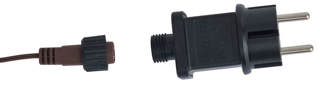 Подова лампа кафяв ратан елен с LED IP44 - Flossie