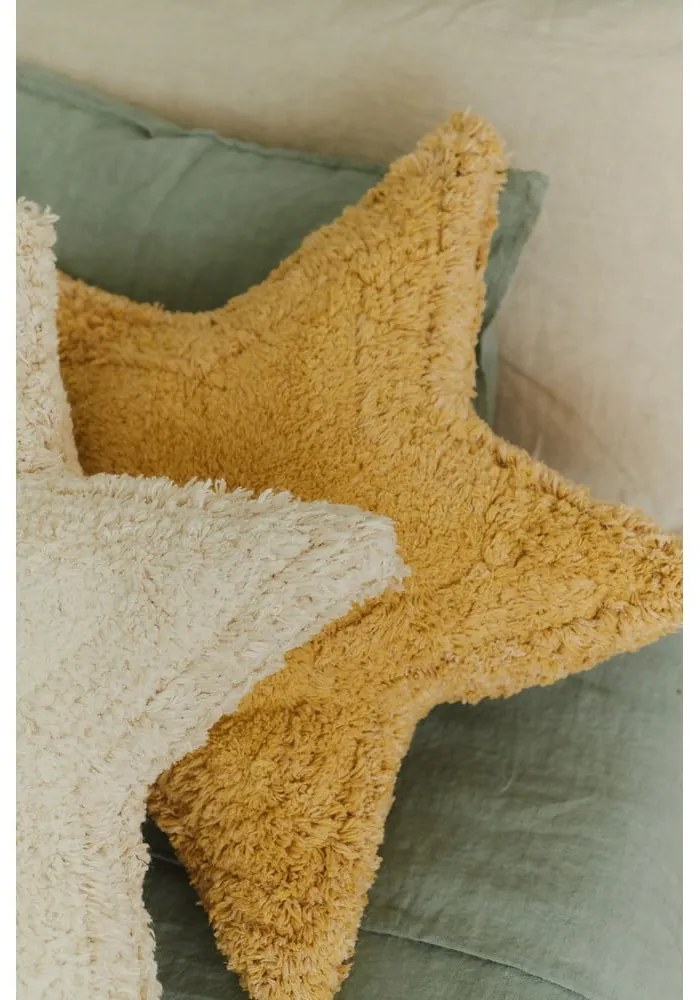 Памучна детска възглавница 54x54 cm Stella Honey – Lorena Canals