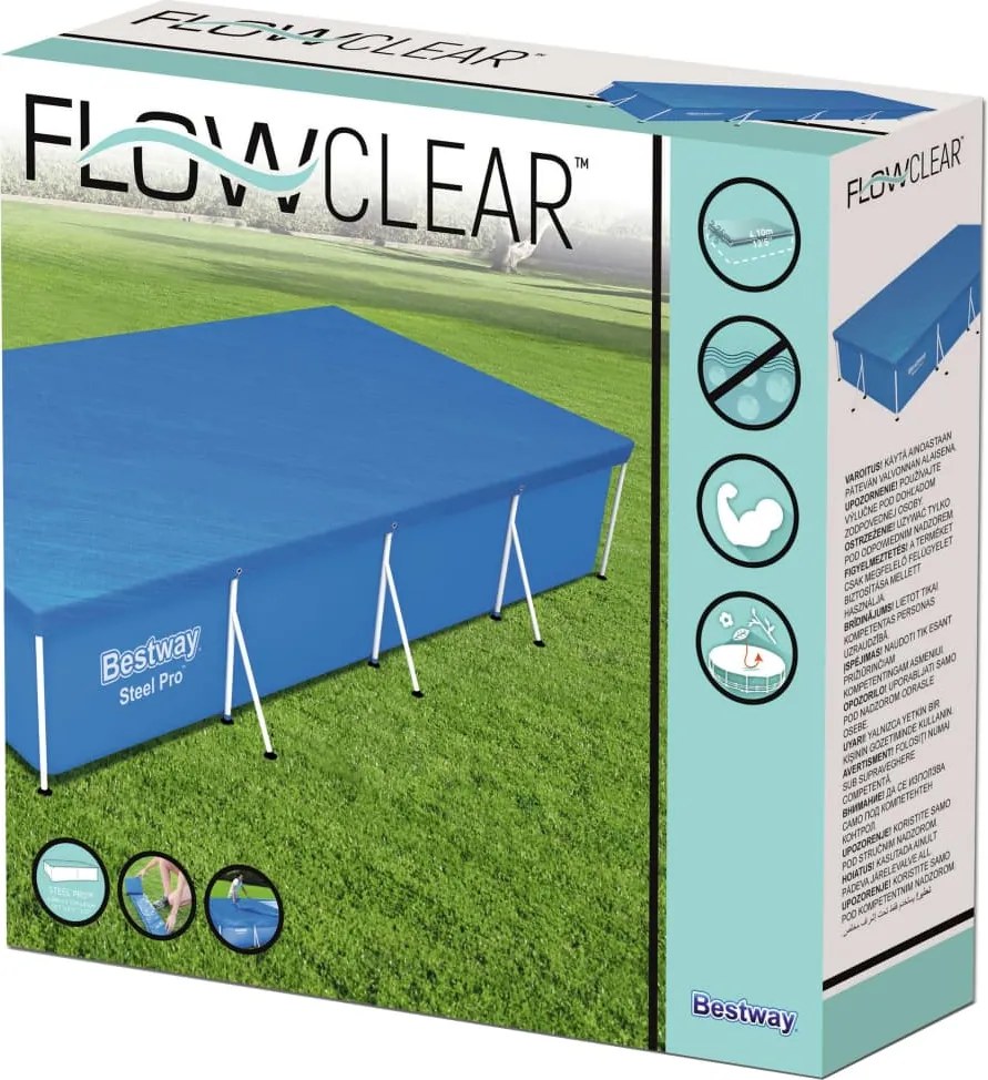 Bestway Покривало за басейн Flowclear, 400x211 см