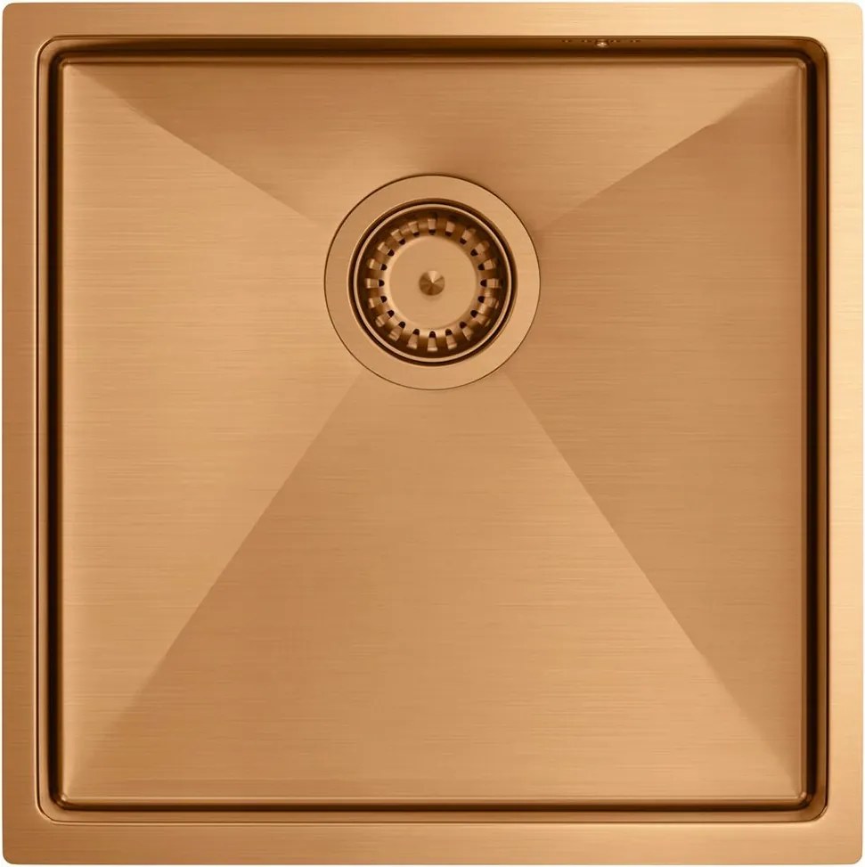 Стоманена мивка ANTHONY 50 COPPER