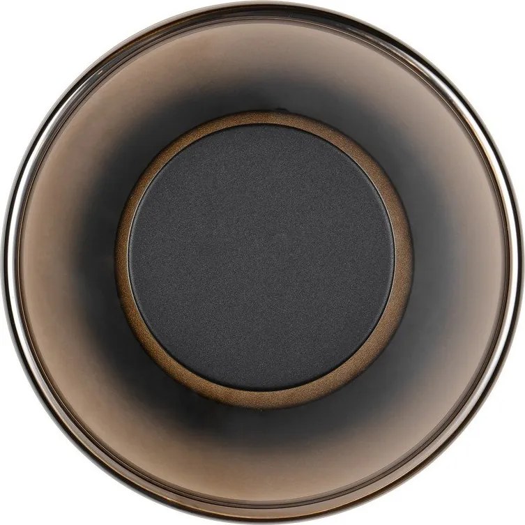 Матово черно LED затъмняваща се стенна лампа ø 22 cm Celeste – Trio