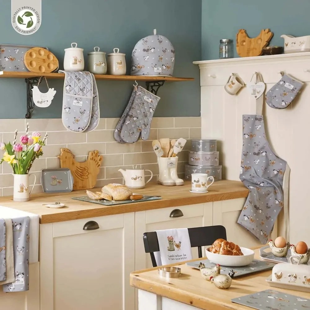 Памучни кухненски ръкавици в комплект от 2 бр. Hen House – Cooksmart ®