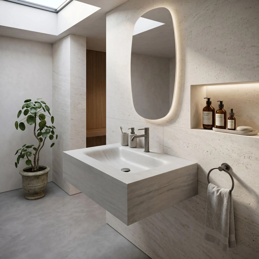 Стенна мивка REA Apollo Muralto Roma 70