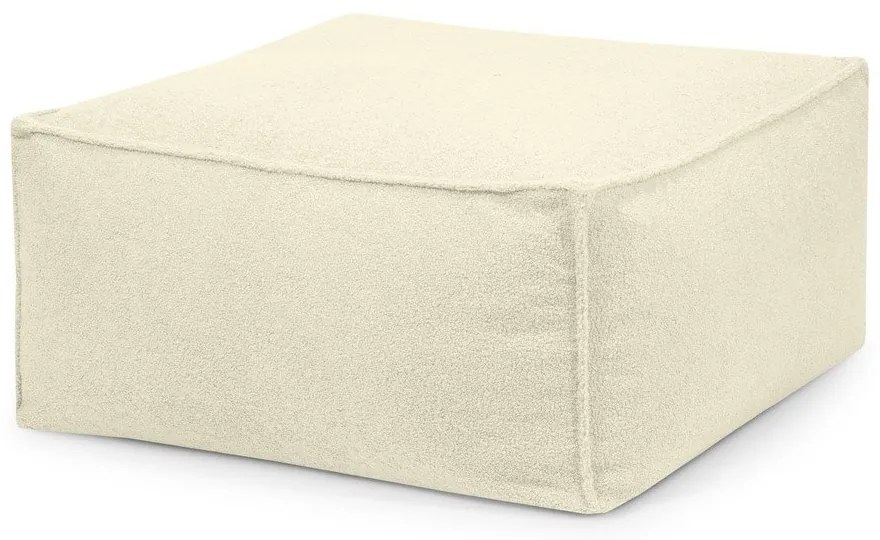 Светлосив пуф от букле Mass – SLOWDOWN