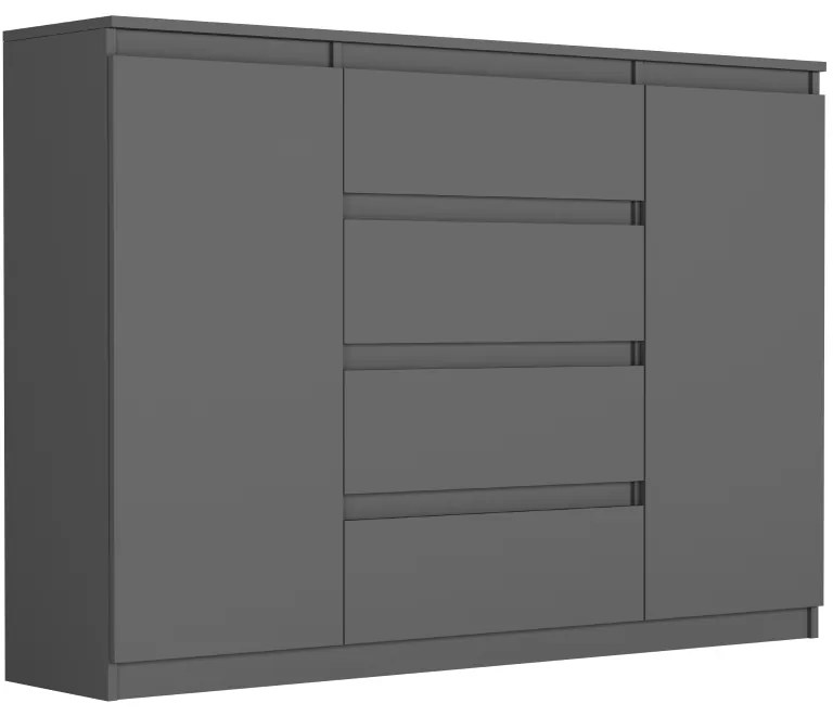 Просторен скрин R-140-S4 - различни цветови варианти antracit mix artisan