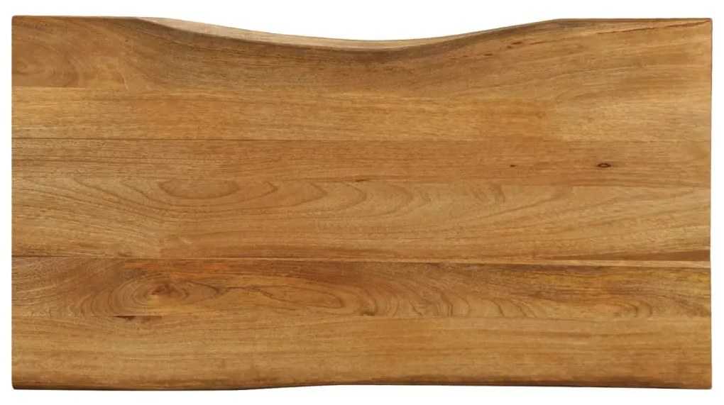 370790 vidaXL Плот за маса, 100x60x3,8 см, жив ръб, масивно дърво манго