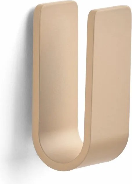 Бежова стенна алуминиева кука Ume – Zone