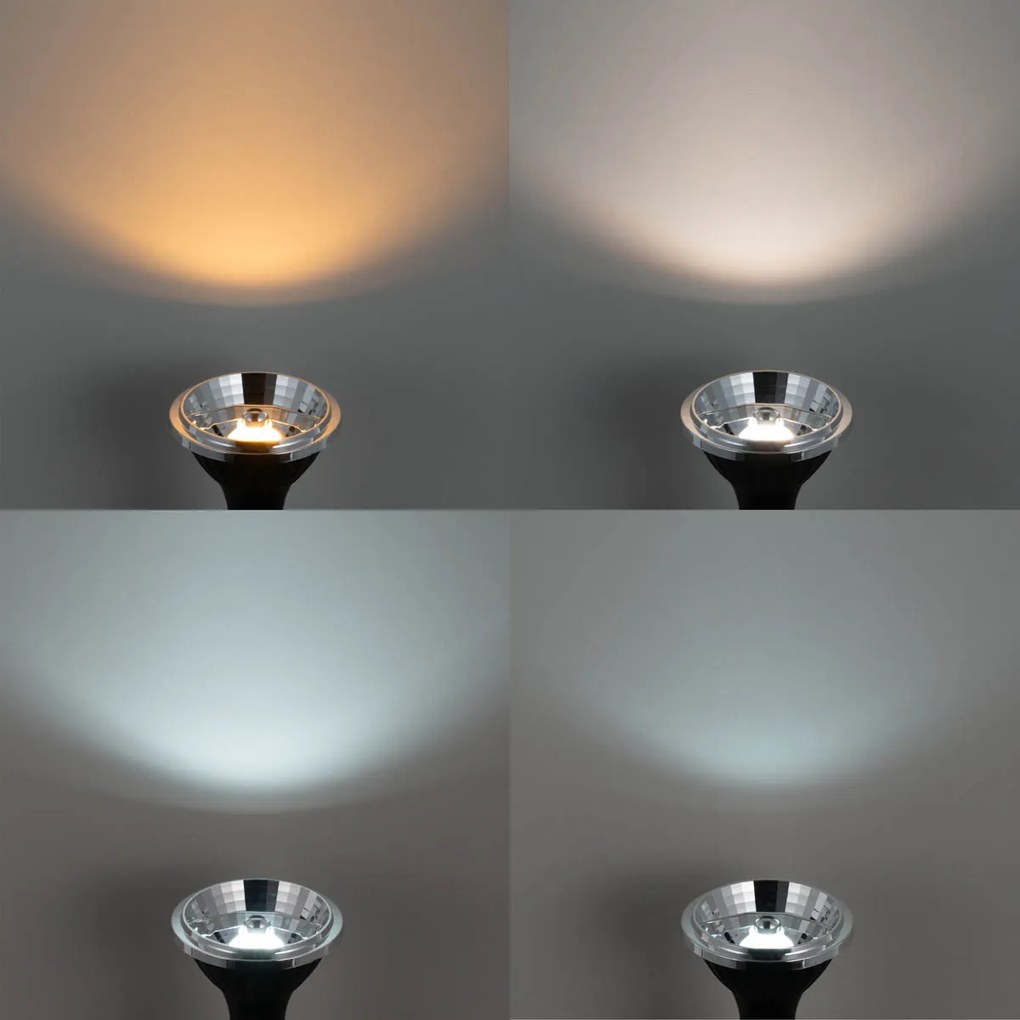 Интелигентна димируема LED крушка GU10 AR70 6W 520lm 2200-6500K